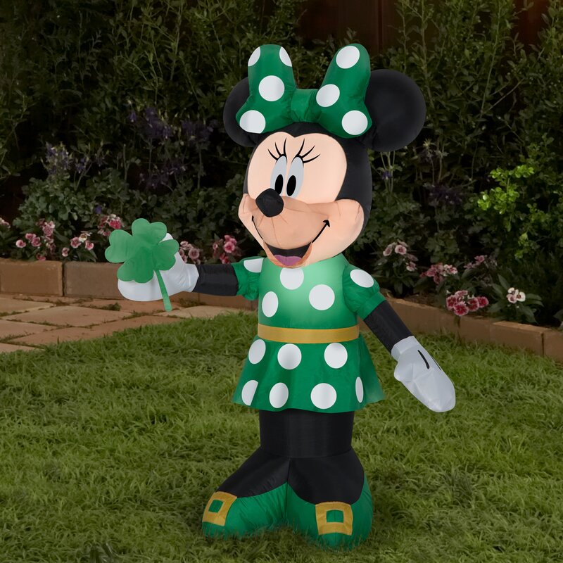 St Patrick’s outlet Day Disney Minnie Mousse Greeter and Loving Avocados Throw